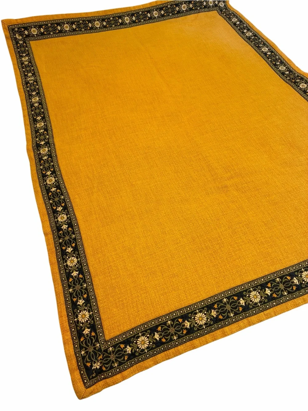 Vintage 70s Handmade Tablecloth